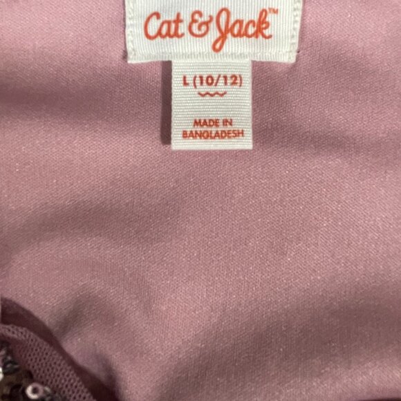 Fairycore Cat And Jack Sequin Tulle Dress Pink Girls 10 12 Princess Coquette - Picture 3 of 10